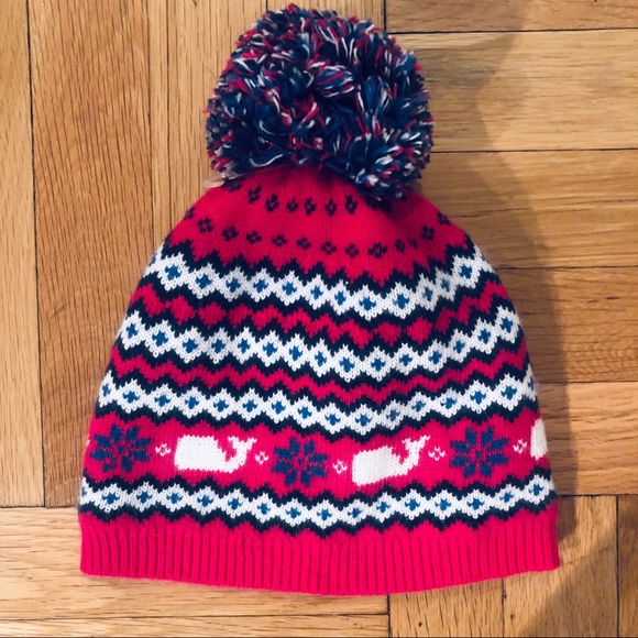 Vineyard Vines Girls Fair Isle Winter Hat- NWT